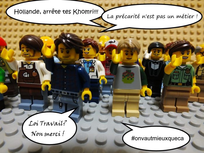 Manifestation contre la Loi Travail - Lego
